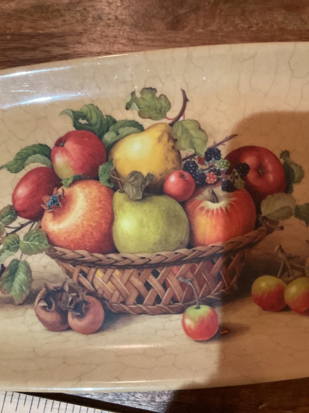 Vintage fruit tray
